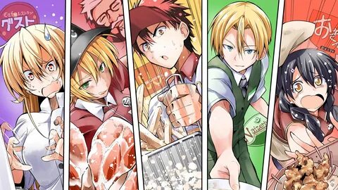 Anime Food Wars: Shokugeki no Soma Art by び び
