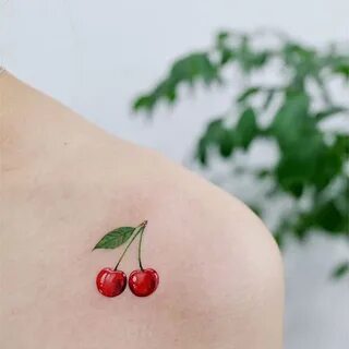 heemee в Instagram: "🍒" Cherry tattoos, Fruit tattoo, Tattoo