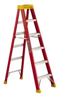 Louisville Ladder 6 Ft. Fiberglass Step Ladder with Molded T