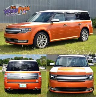 Ford Flex Color Change & Stripes BB Graphics & The Wrap Pros