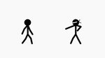 Person VS Ninja 1 stick figure animation - YouTube