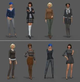 Netz-à-porter - outfits ready to wear for your sims (no CC r