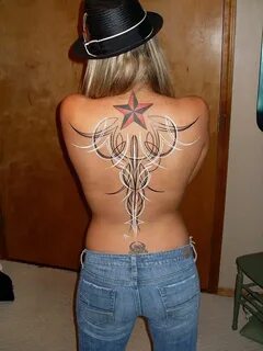 I love this (only the star is a tattoo...striping is paint) 