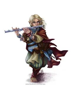 Lem - Iconic Bard from Pathfinder by BiPiCado Dungeons and d