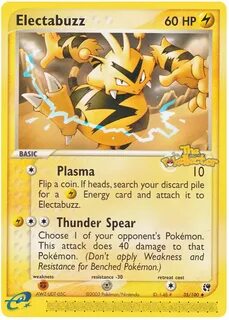 Electabuzz - EX Sandstorm #35 Pokemon Card