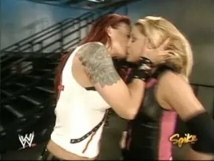 WWE Diva Lita And Trish Stratus Hot Kisses Compilation 4 - Y