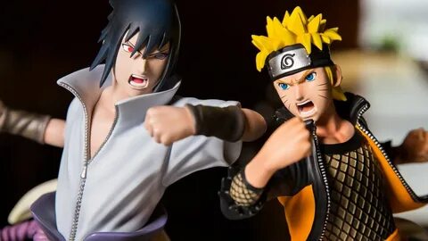 Up-Close With Naruto And Sasuke 1/6 Scale Statues - games ne