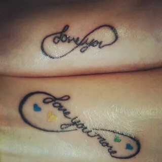 Infinity tattoo my daughter and I share forever and always U