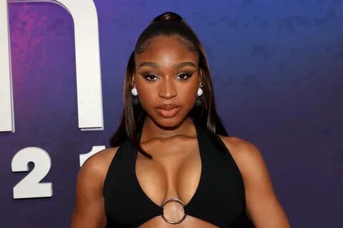 normani attends the 2021 soul train awards presented by bet 