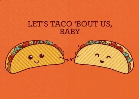 Cute Card Taco Pun Let's Taco Bout Us Baby Food Pun Etsy Fun