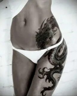 dragon tattoo on hip 23.01.2020 № 032 -dragon tattoo- tattoo
