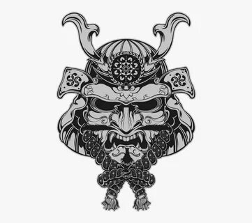Samurai Background Png - Japanese Samurai Demon Mask , Free 