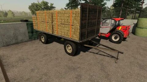 FS19 HW80 Bale Trailer v1.1.0.0 - Farming Simulator 17 mod /