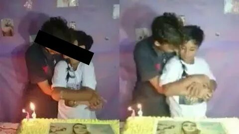 MENINO DE 12 ANOS BEIJA NAMORADO EM FESTA COM BOLO DE PABLO 