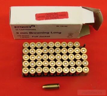 Norma 9MM Long Cartridges