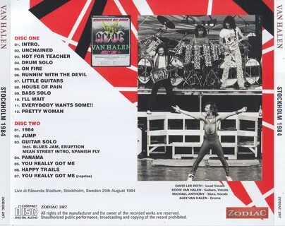 T.U.B.E.: Van Halen - 1984-08-25 - Stockholm, SWE (AUD or SB