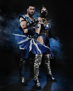 Sub-Zero and Kitana cosplay Kitana cosplay, Mortal kombat co