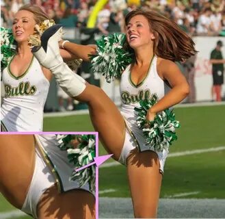 Kicking Cheerleader Upskirts