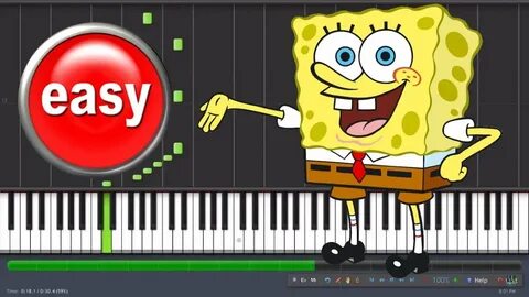 Sponge bob - This grill is not a home - piano tutorial - You