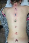 Chakra spine tattoo color Small tattoos, Tattoos, Spine tatt
