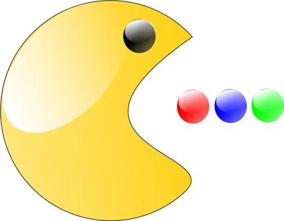 Pacman Clipart Pdf Vector Transparent Download - Pacman Clip