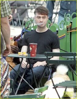 Daniel Radcliffe Handles Multiple Dogs on NYC 'Trainwreck' S