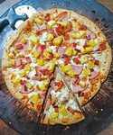 Hawaiian Pizza Recipe With Ham & Pineapple Recipe Pizza reci