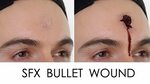 SFX - Easy Bullet Wound Makeup Tutorial Shonagh Scott - YouT