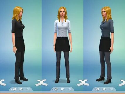 The Sims Resource - Bartender Outfit