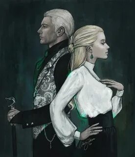 Dramione Trash - Lucius and Narcissa Malfoy On the same note