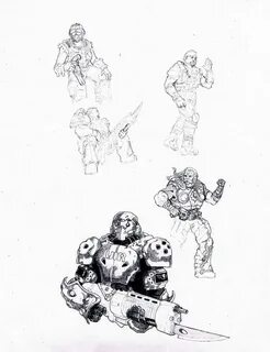Gears Of War Sketches at PaintingValley.com Explore collecti