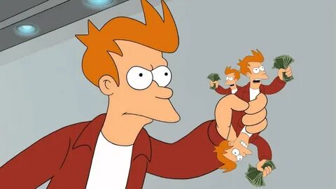 Philip J. Fry Dispenses Dirty Cash - YouTube