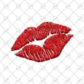 Red Lips Clip Art Sparkling Lips Png Digital Shirt Printable