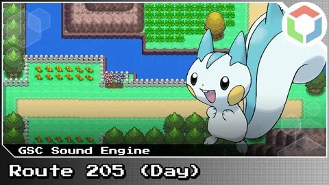 Route 205 Day GSC Sound Engine Pokémon Diamond / Pearl /Plat