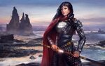 Fantasy Women Warrior HD Wallpaper Background Image 1920x120