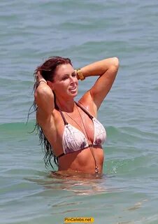 Rachel Uchitel in bikini candids in Miami