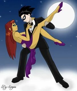 Pin on Robin and Starfire