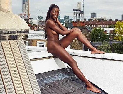 AJ Odudu Posing Completely Naked - NuCelebs.com