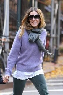 Sarah Jessica Parker Solid Scarf Sarah jessica parker style,