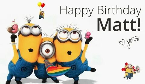 Pin by Cindy Jones on Birthday Wishes (With images) Minion p