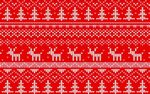 Christmas jaquard pattern red and white 1426941 Vector Art a