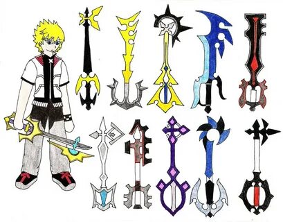 Kingdom Hearts 358 2 Days Keyblades / Kingdom Hearts 358 2 D