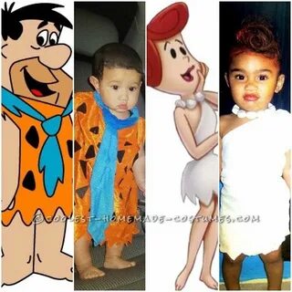 Wilma and Fred Flintstone Toddler Costumes Cool halloween co