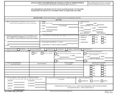 DA Form 3508 Download Fillable PDF or Fill Online Applicatio