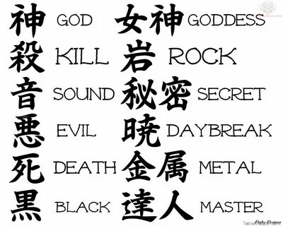 Japanese Tattoo Words, Japanese Tattoo Symbols, Japanese Symbol, Japanese T...