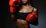 Скачать обои hot, sexy, woman, boxing, boxing gloves, раздел