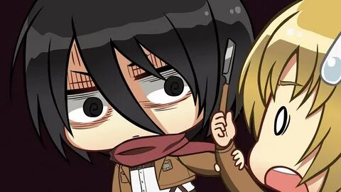 ATTACK ON TITANS Mikasa's Scary Moments - YouTube