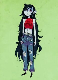 I always love designing outfits for Marceline Adventure time