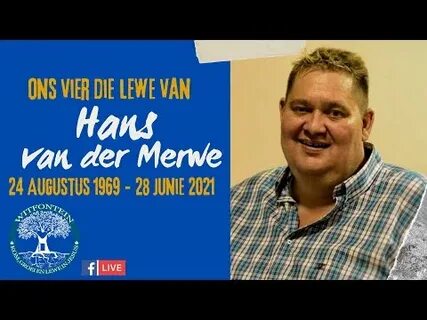 20210705 Roudiens: Hans van der Merwe - YouTube