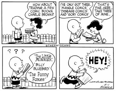 #thepntsgang #pnts #schulz #charliebrown #lucy #trading #comicbooks #hey 